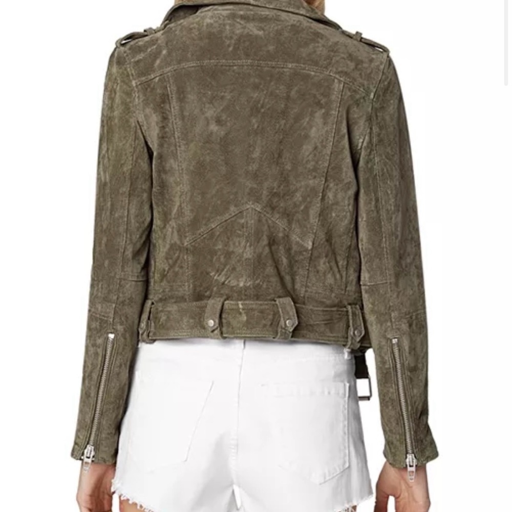 Blank NYC Olive Leather Jacket - Picture 4 of 12